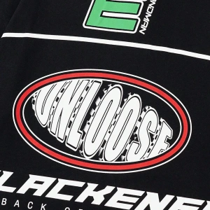 Unisex Oversize Kalıp Sloganlı Grafik Harajuku Style