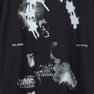 Unisex Oversize Kalıp Yıldız & Slogan Grafikli Harajuku Style