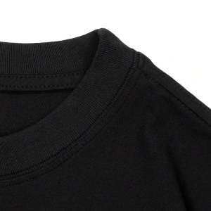 Unisex Oversize Kalıp Yıldız & Slogan Grafikli Harajuku Style