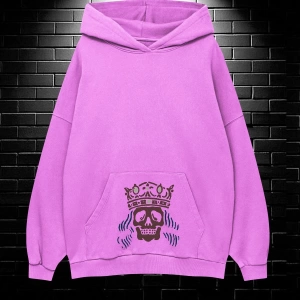Unisex Oversize Kapüşonlu Kanguru Cepli Get High Stay High Baskılı Sweatshirt Hoodie