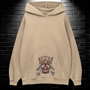 Unisex Oversize Kapüşonlu Kanguru Cepli Get High Stay High Baskılı Sweatshirt Hoodie