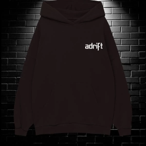 Unisex Oversize Kapüşonlu Kanguru Cepli Wasted Baskılı Sweatshirt Hoodie