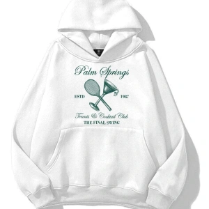 Unisex Palm Springs Sweatshirt Beyaz