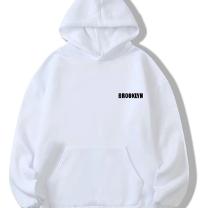 Unisex Pembe Sweatshirt Yeni Beyaz