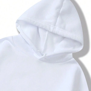 Unisex Pembe Sweatshirt Yeni Beyaz