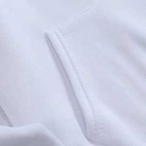 Unisex Pembe Sweatshirt Yeni Beyaz