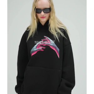 Unisex Please Baby Sweatshirt Hoodie Siyah