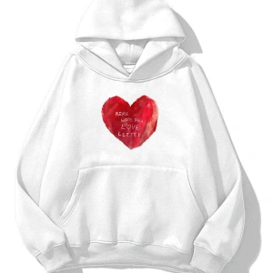 Unisex Please Write Me a Love Letter Sweatshirt Beyaz