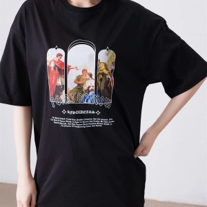 Unisex Point Of View Siyah Tshirt