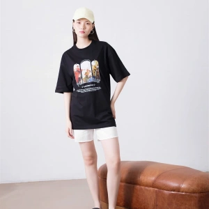 Unisex Point Of View Siyah Tshirt