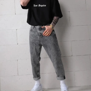 Unisex Rahat Kesim Los Angeles Oversize T-shirt