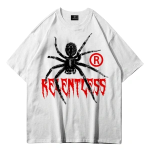 Unisex Relentless Tshirt Beyaz