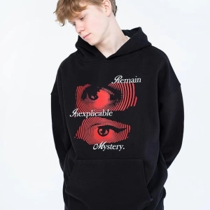 Unisex Remain Mystery Sweatshirt Hoodie Siyah