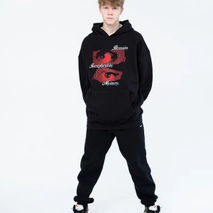 Unisex Remain Mystery Sweatshirt Hoodie Siyah