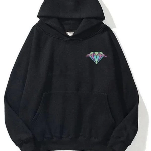 Unisex Rich Lifestyle Sweatshirt Hoodie Siyah
