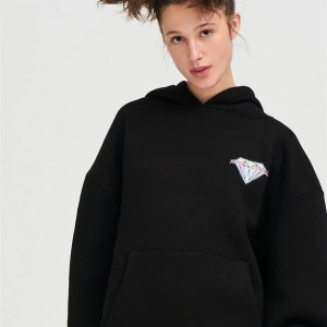 Unisex Rich Lifestyle Sweatshirt Hoodie Siyah