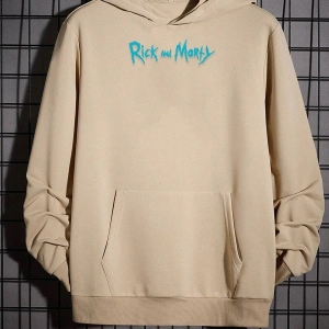 Unisex Rick And Morty Baskılı Sweatshirt TY-siyah-rickmorty