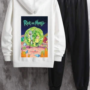 Unisex Rick And Morty Eşofman Takımı Kp-siyah-rıckmorty-esh-siyah