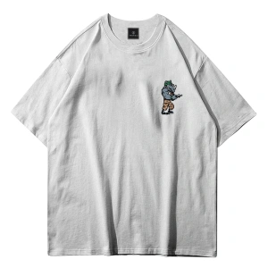 Unisex Rocksteady Ninja Turtles Beyaz Tshirt