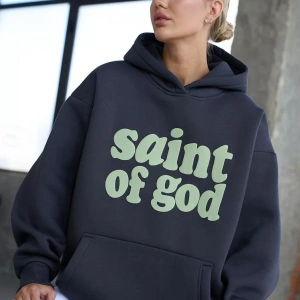 Unisex Saint of God Sweatshirt Gri