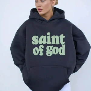 Unisex Saint of God Sweatshirt Gri