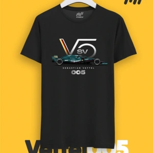 Unisex Sebastian Vettel  F1 Team Logo T-shirt