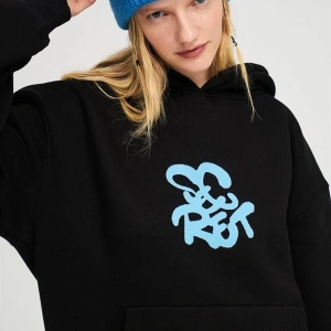 Unisex Secret Sweatshirt Hoodie Siyah