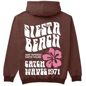 Unisex Siesta Beach Beyaz Sweatshirt Beyaz