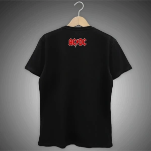Unisex Siyah Ac Dc Tişört