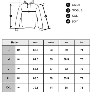 Unisex Siyah Basic Sweatshirt Siyah