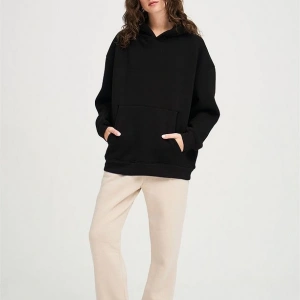 Unisex Siyah Basic Sweatshirt Siyah