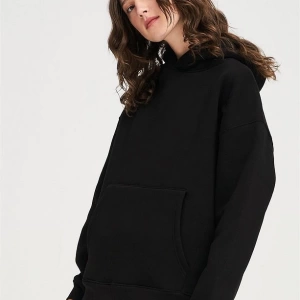 Unisex Siyah Basic Sweatshirt Siyah