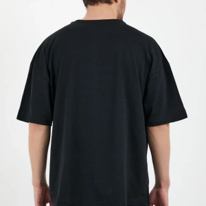 Unisex Siyah Beyaz Oversize Bol Kesim Basic 2 Li Paket Tshirt