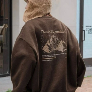 Unisex Siyah Bhvr Baskılı Sweatshirt TYC00550538776