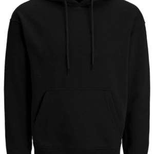 Unisex Siyah Kanguru Cepli Kapüşonlu Kışlık Sweatshirt Hoodie