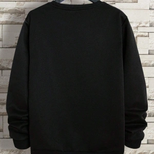 Unisex Siyah Oversize Kırmızı Brooklyn Baskılı Sweatshirt yenibrooklynsw12