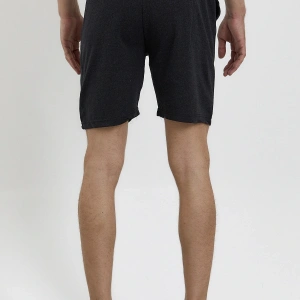 Unisex Slim Fitt Antrasit 2 Iplik Yazlık Ince Spor Şort