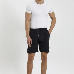 Unisex Slim Fitt Beyaz 2 Iplik Yazlık Ince Spor Şort