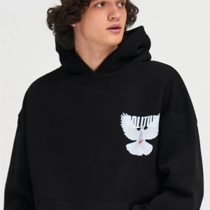 Unisex Solitude Sweatshirt Hoodie Siyah