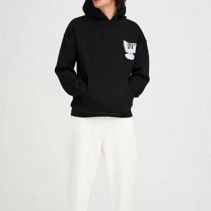 Unisex Solitude Sweatshirt Hoodie Siyah