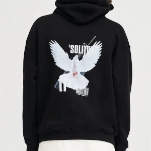 Unisex Solitude Sweatshirt Hoodie Siyah