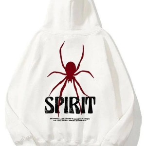 Unisex Spirit Sweatshirt Hoodie Siyah