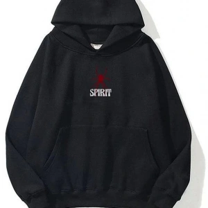 Unisex Spirit Sweatshirt Hoodie Siyah