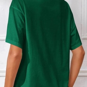 Unisex Spooky Baskılı T-shirt