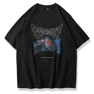 Unisex Stardust Tshirt Siyah