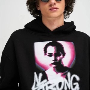Unisex Strong Sweatshirt Hoodie Siyah
