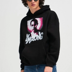 Unisex Strong Sweatshirt Hoodie Siyah
