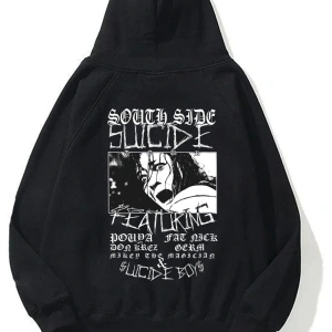 Unisex Suicideboys South Side Siyah Sweatshirt