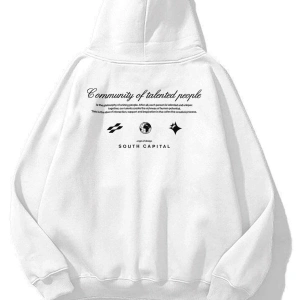 Unisex Talented People Sweatshirt Beyaz