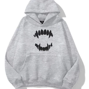 Unisex Teeth Sweatshirt  Gri